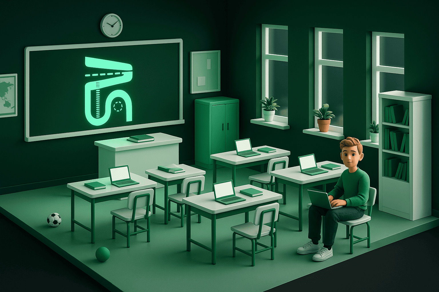 classroom with students